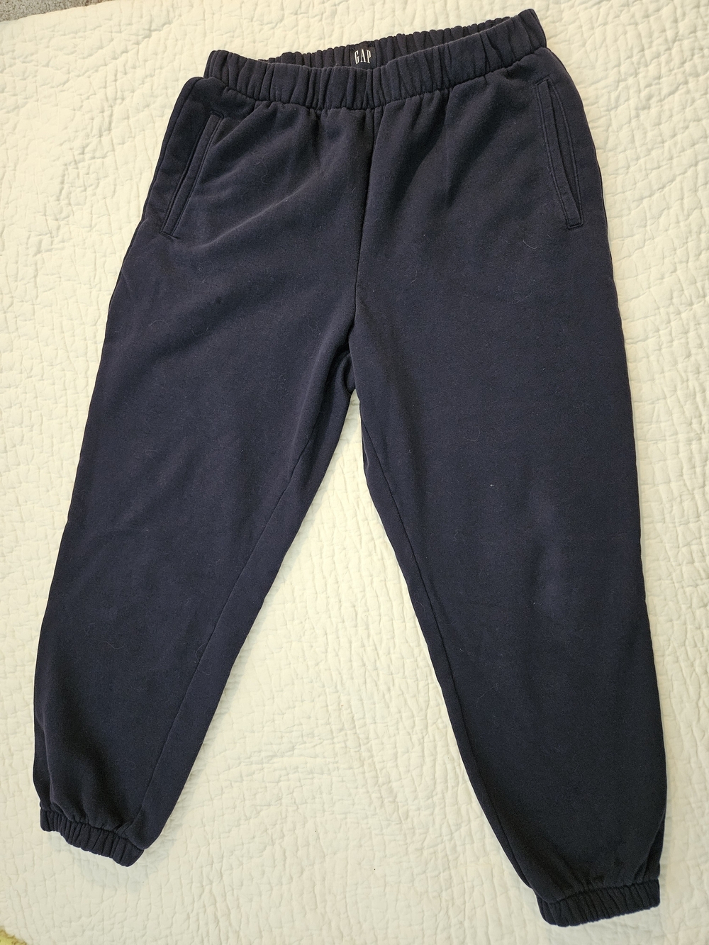GAP VintageSoft Women's Dark Navy Fleece Joggers